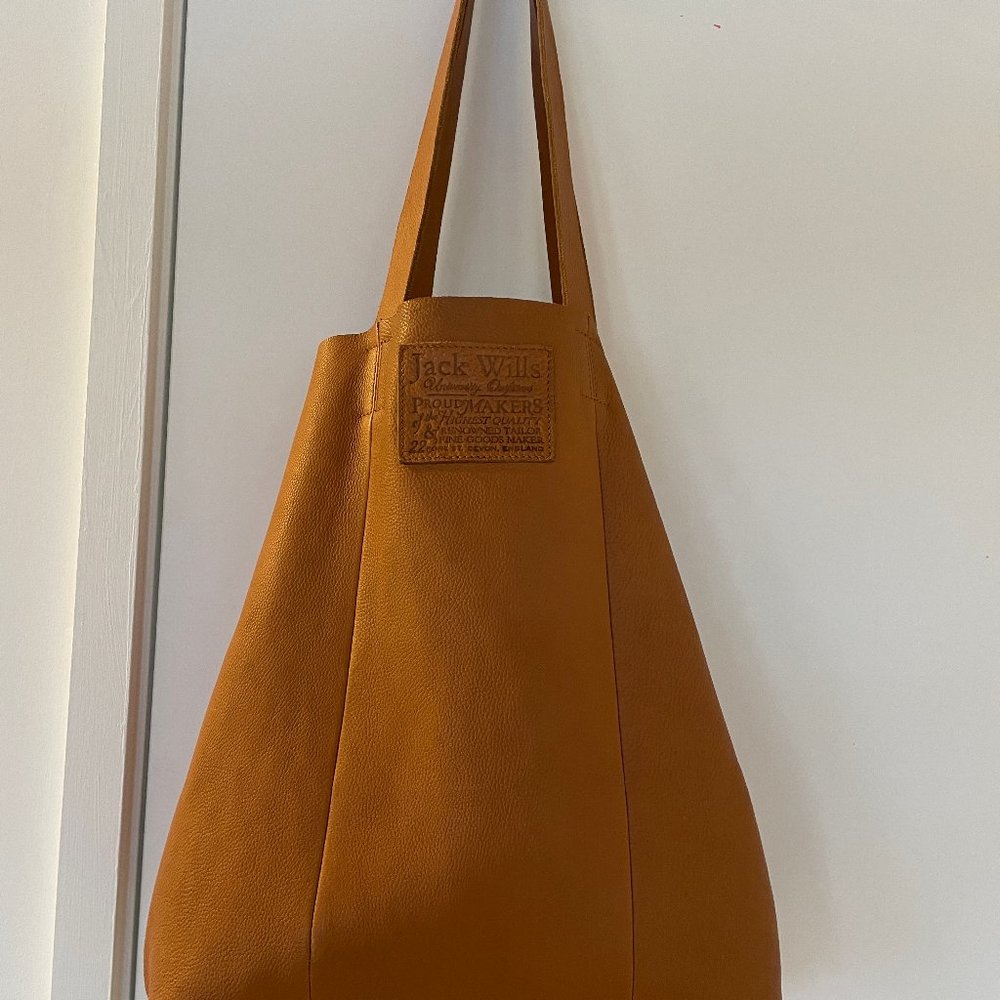 Jack Wills Leather Bucket Tote